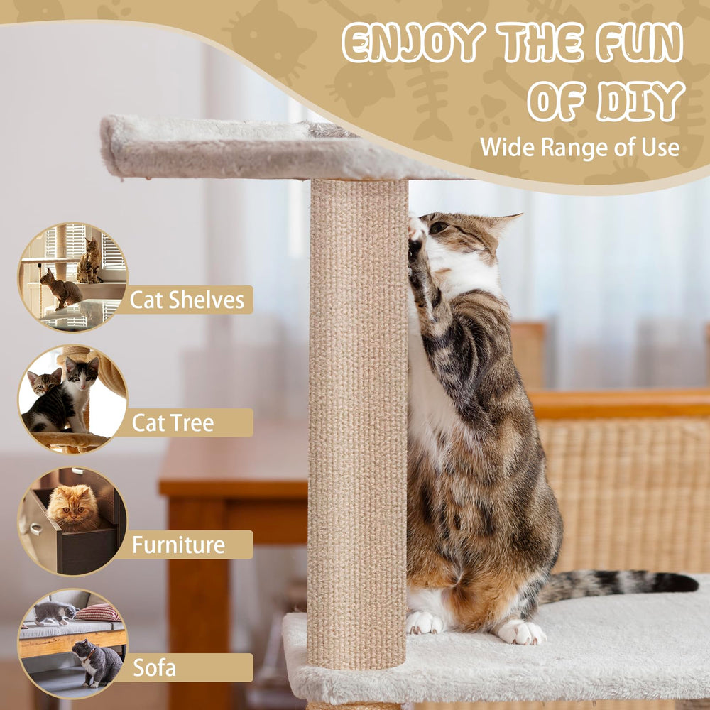 LSGCQ climbing cat scratcher mat cat enjoys climbing on textured surface
