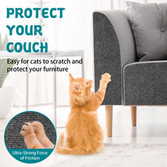 LSGCQ climbing cat scratcher mat on cat tree demonstrates secure traction