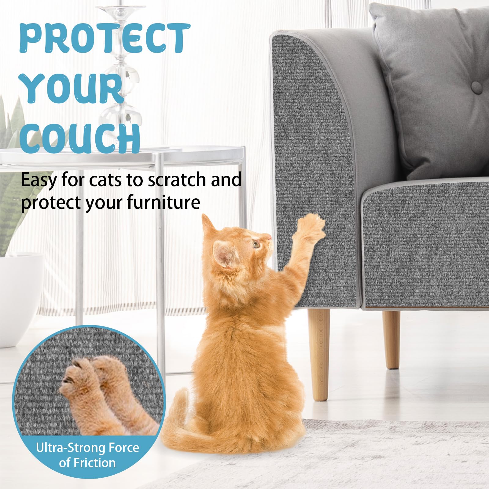 LSGCQ DIY-Cut Cat Mat supports easy size adjustments to match your setup.