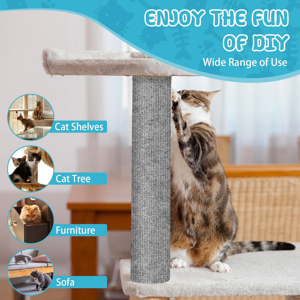 LSGCQ Cat Tree Surface Replacement keeps scratching surfaces pristine and cat-friendly.
