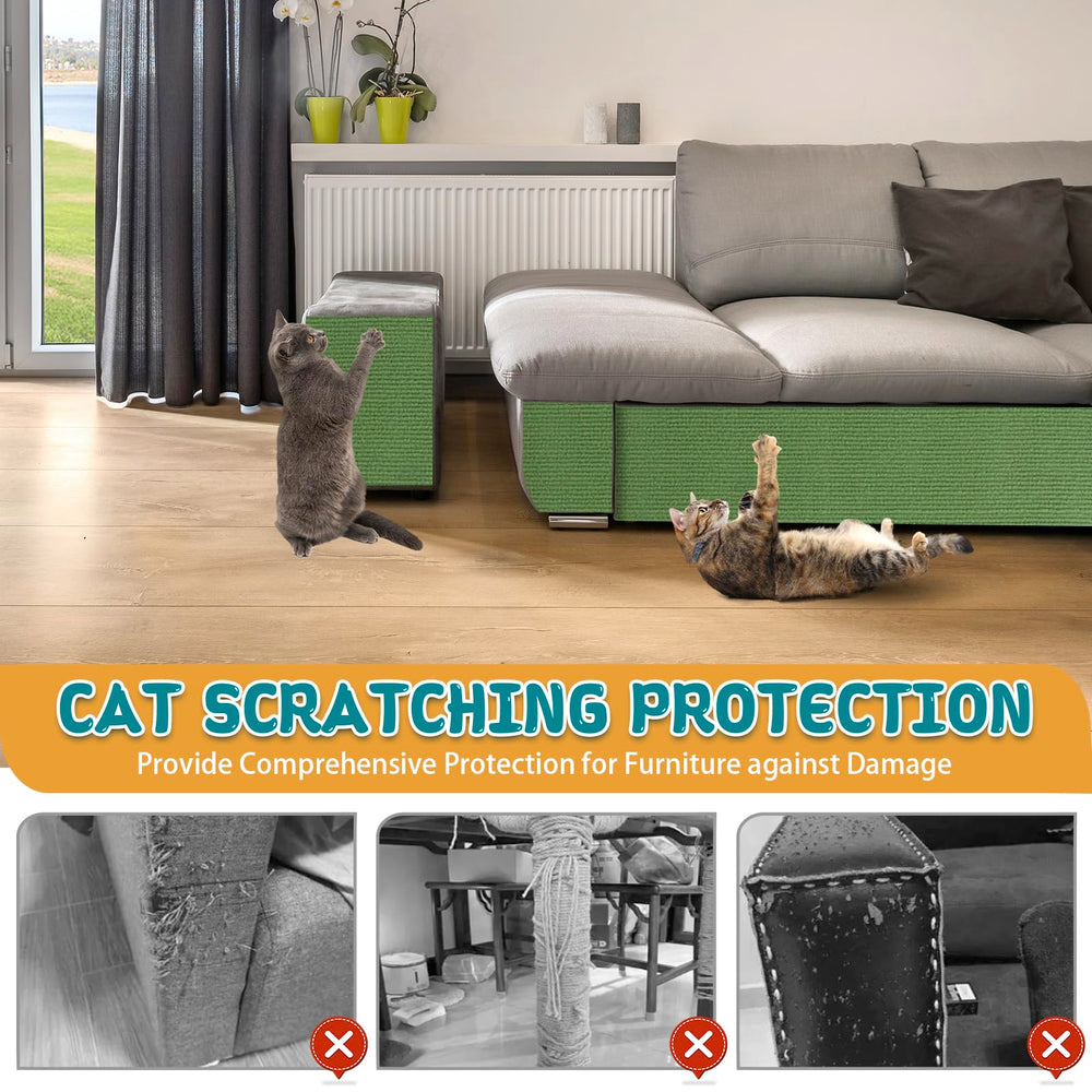 LSGCQ soft felt grooves detail emphasizes comfortable paw-friendly texture.