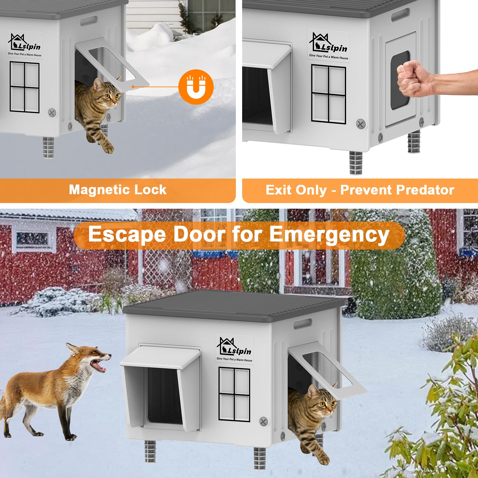 Lslpin thermostatic heating pad inside view emphasizing cozy warmth for cats