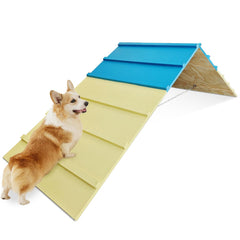 LTTGX dog agility A-frame foldable design enables easy storage after training sessions.