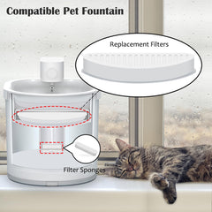 LUBERDUSH Uahpet 67oz fountain filter assembly for clear water