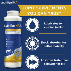 LubrisynHA food-mix demonstrates discreet dosing blended into meals.