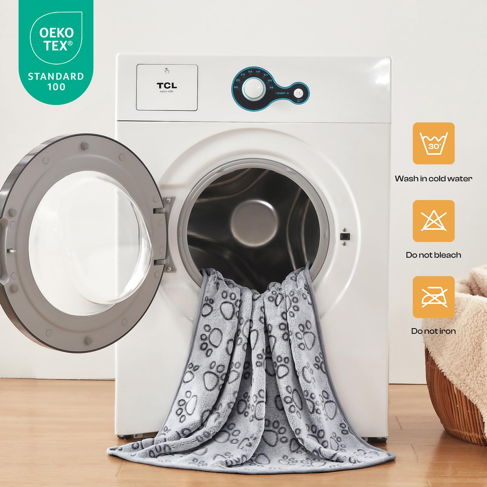 Luciphia 1 Pack 3 Blankets ideal for lounging on the sofa or pet bed.