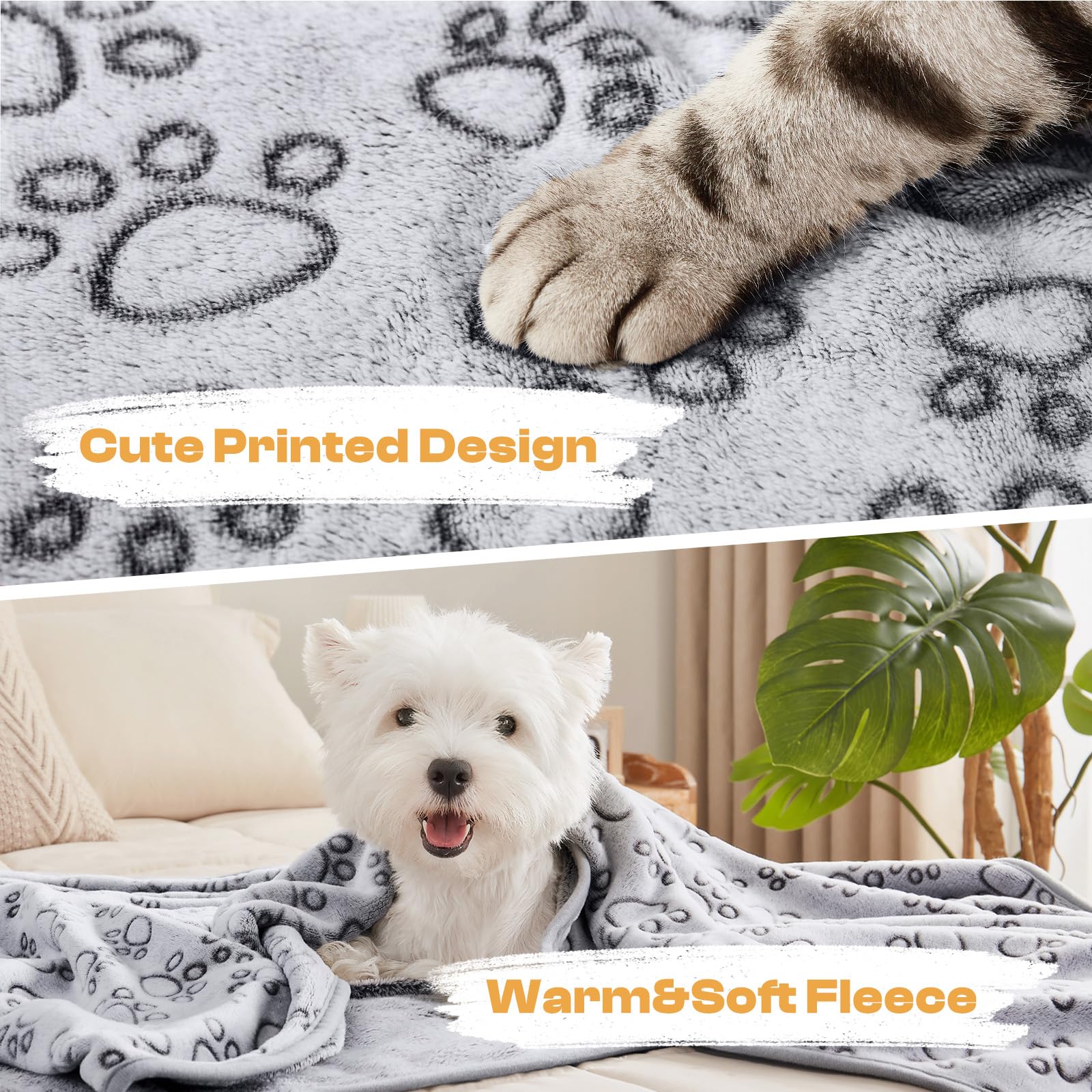 Luciphia 1 Pack 3 Blankets machine-washable for easy care after messes.