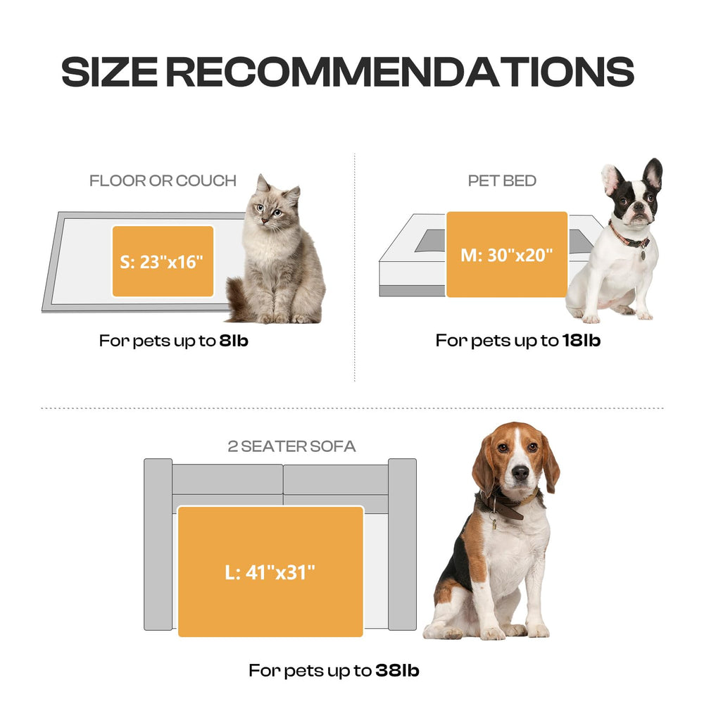 Luciphia 1 Pack 3 Blankets pet couch protection cuts hair and scratches.