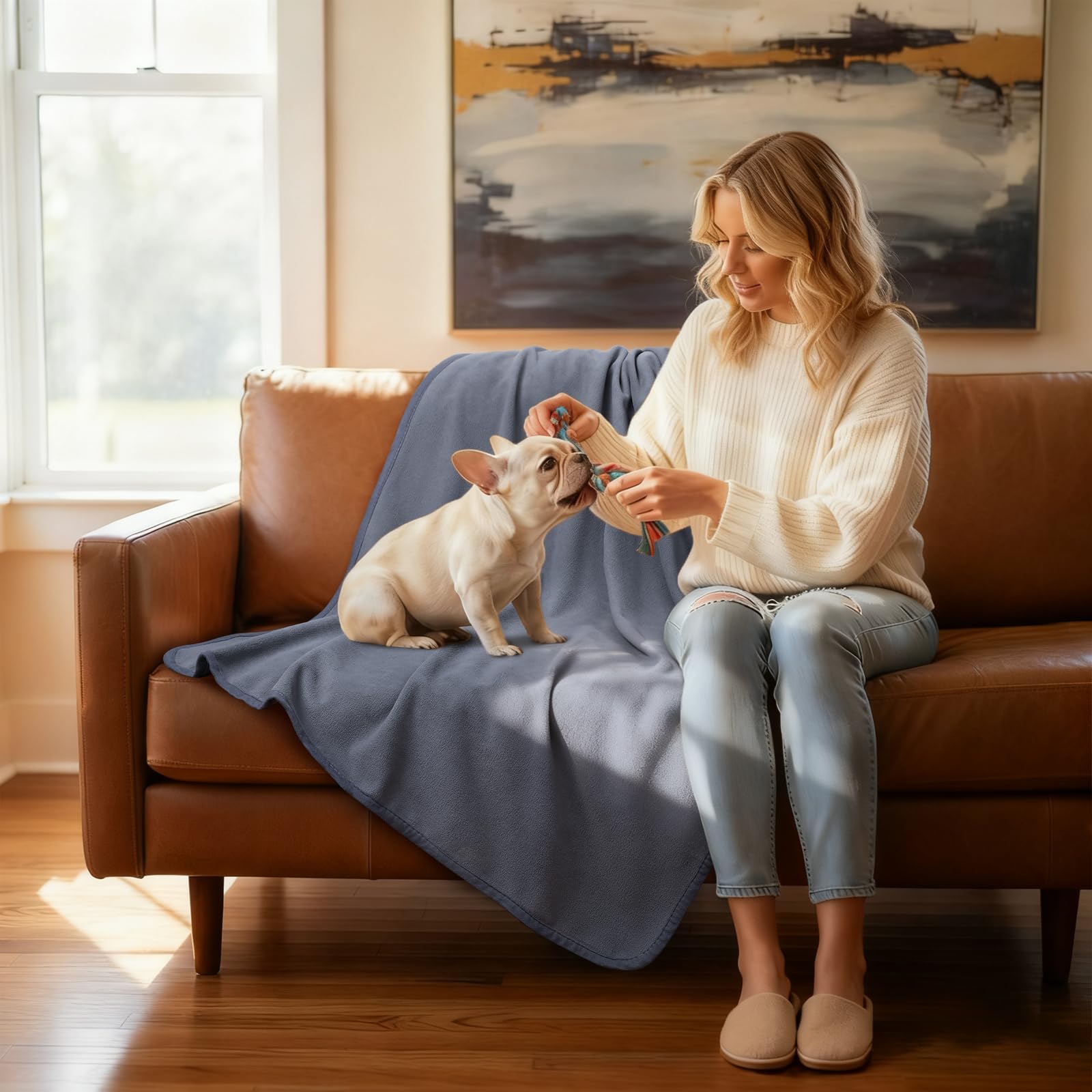 Luciphia 85x57 inch blanket provides generous coverage