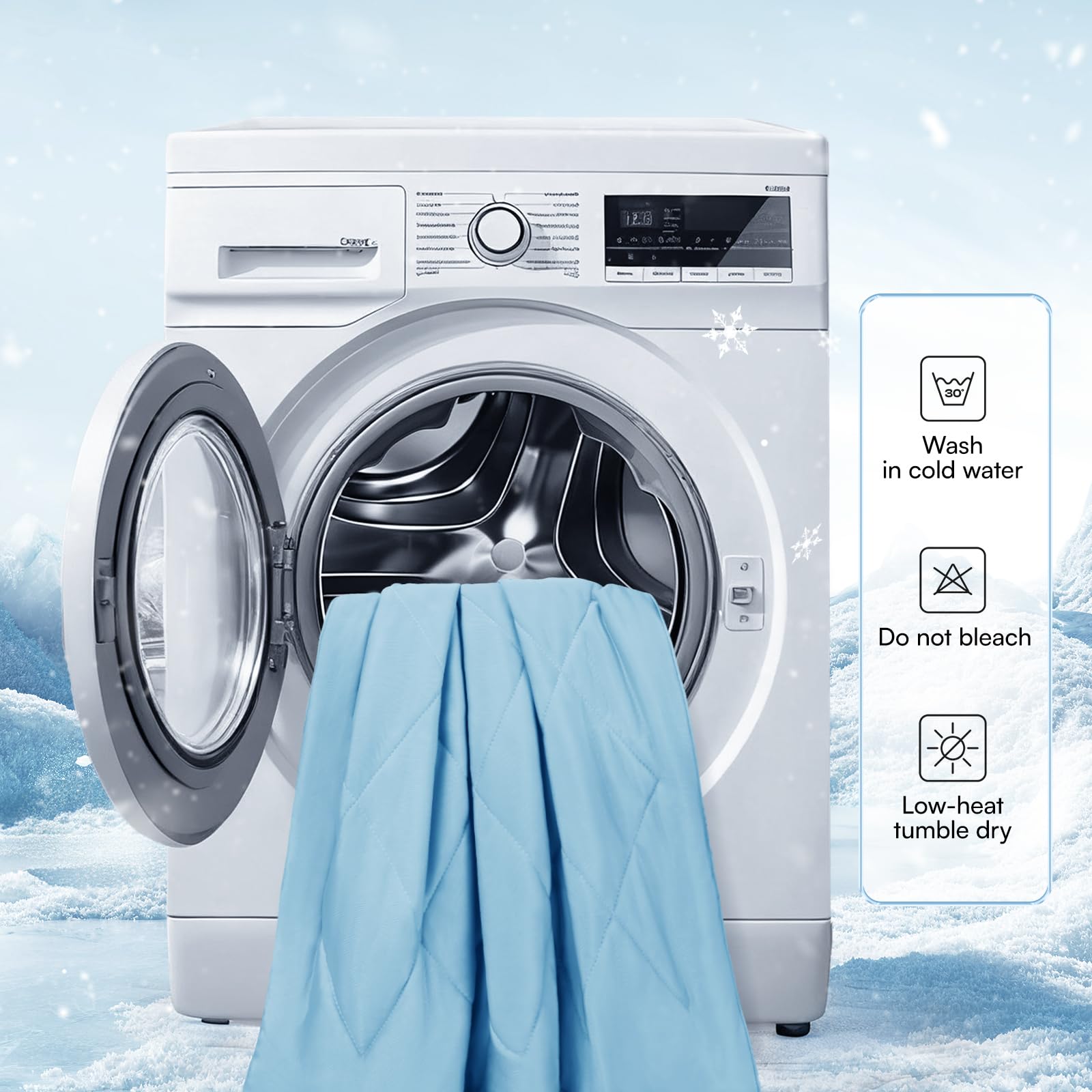 Luciphia cooling blanket portable outdoors for travel or on-the-go comfort.