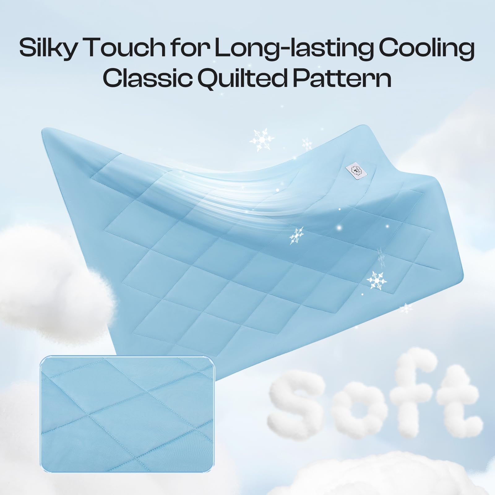 Luciphia cooling blanket size options 29x40 or 60x80 fit different furniture.