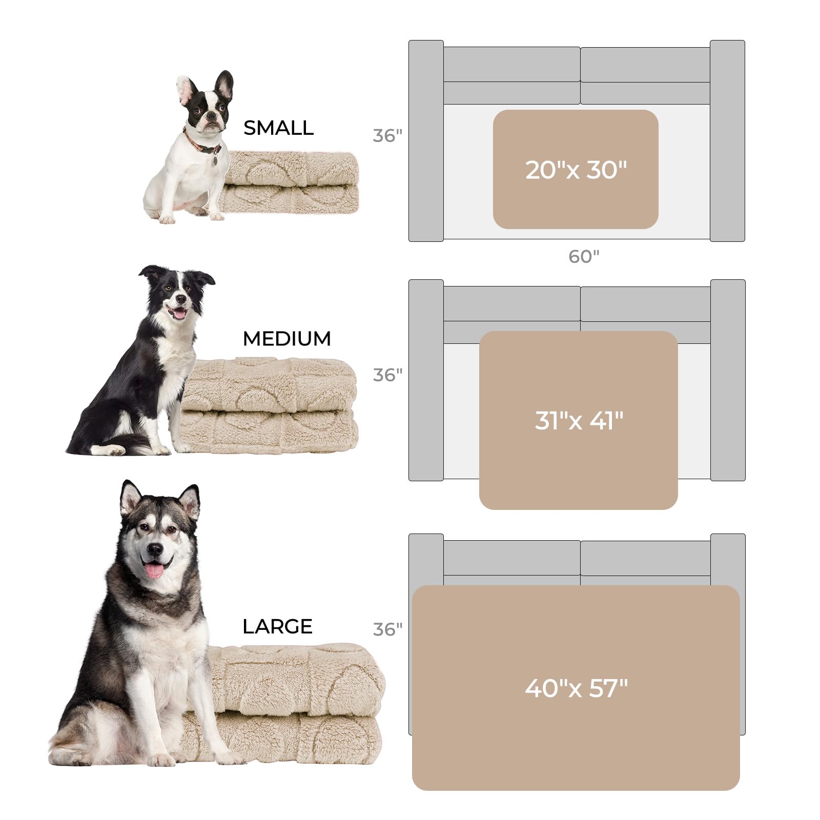 Luciphia two-pack-pet-blanket set keeps an extra available for travel.