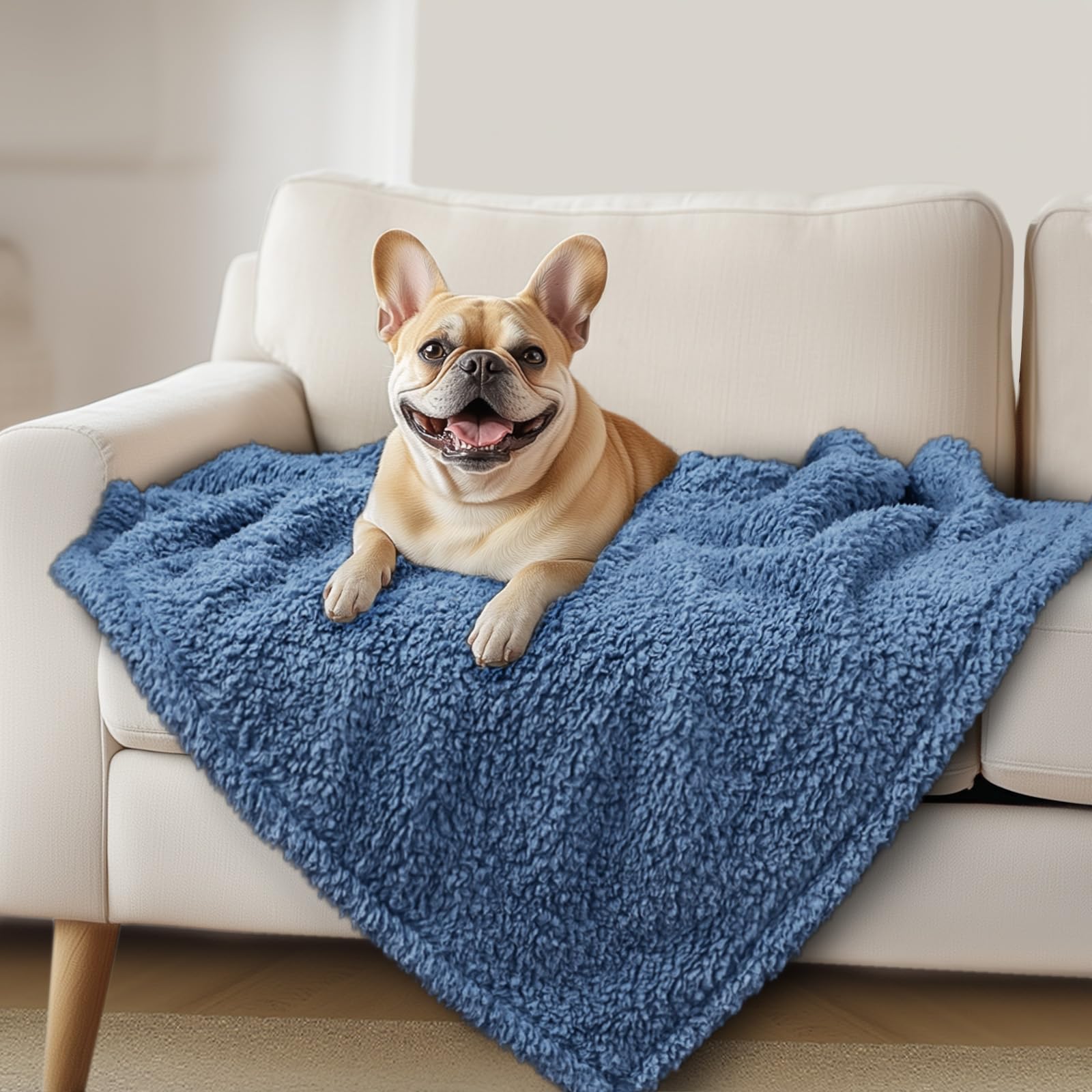 Luciphia Premium Fleece Blanket close-up of soft sherpa fabric for cozy pets
