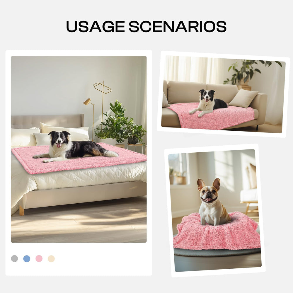 Luciphia Premium Fleece Pet Blanket small dog size suits Chihuahuas.