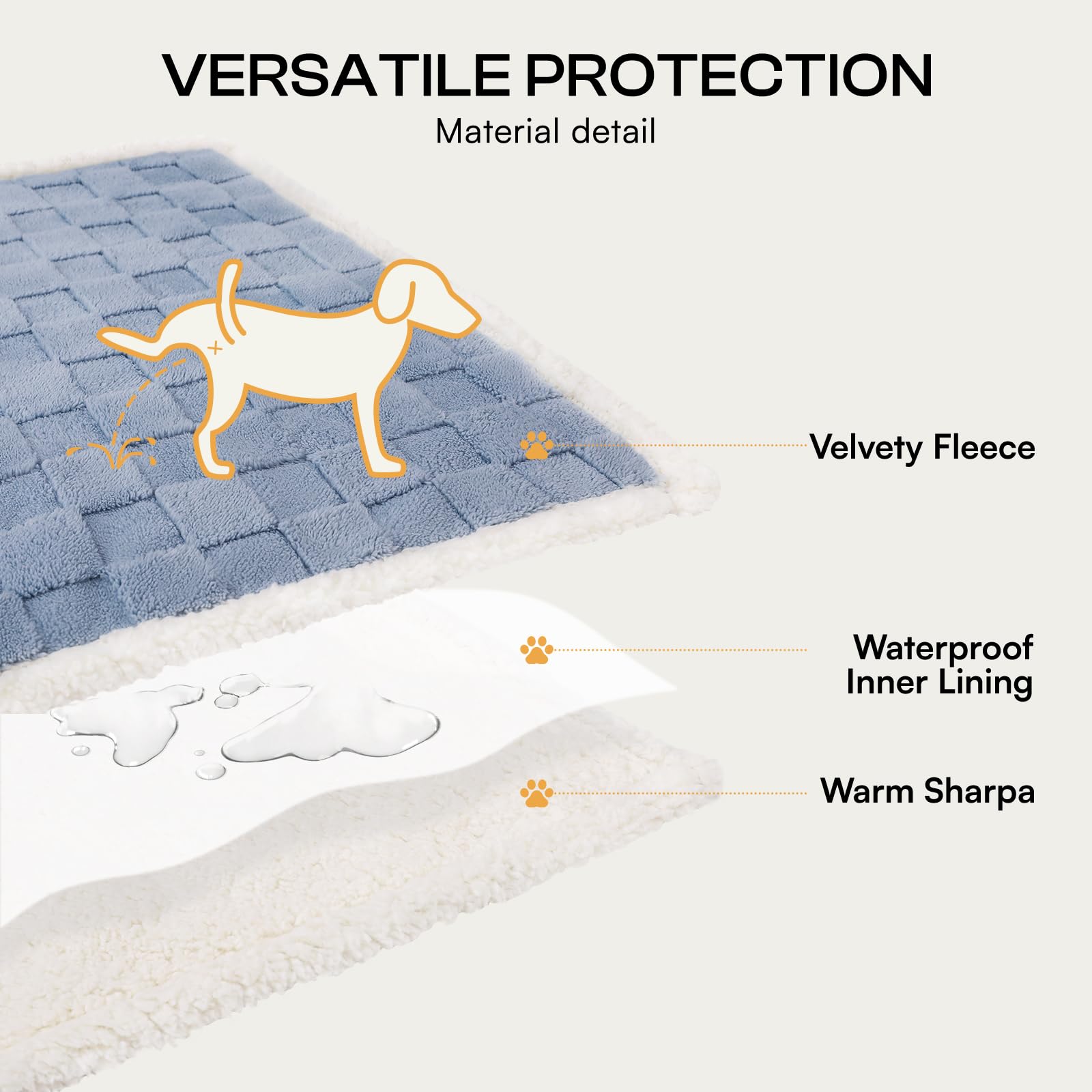Luciphia-small-size-dog-blanket covers tiny pups for portable protection.