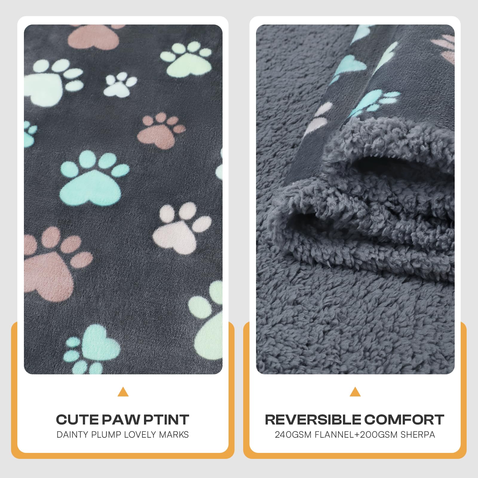 Luciphia soft fleece side close-up highlighting warmth for pets.
