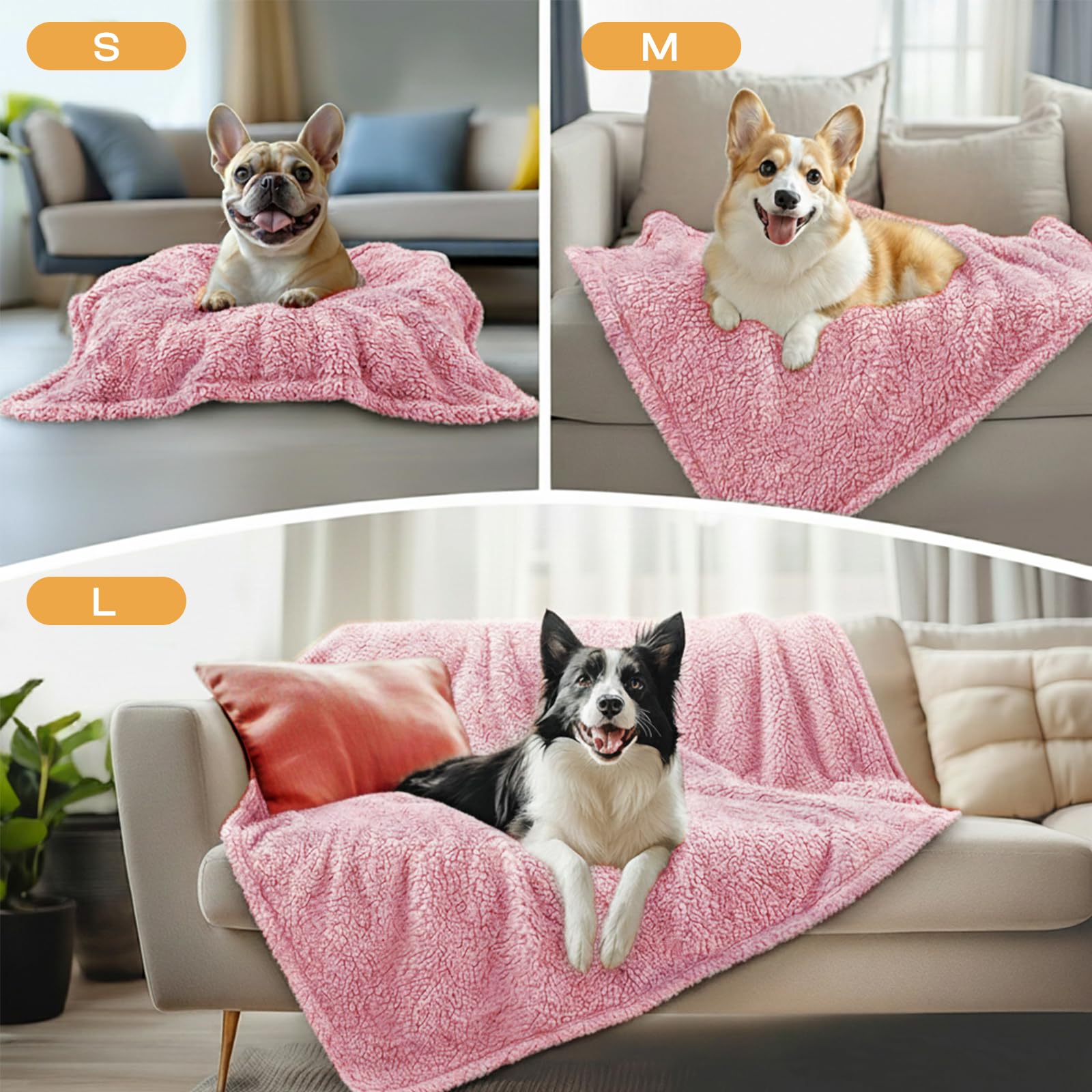 Luciphia soft sherpa close-up shows ultra-soft microfiber texture