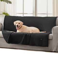 Luciphia waterproof bed blanket front view protects furniture from spills
