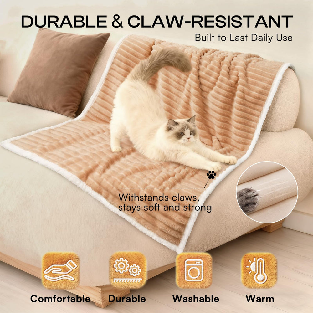Luciphia waterproof dog blanket crate-bed versatility for cozy travel and vet visits