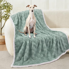 Luciphia Waterproof Dog Blanket large dogs with waterproof shield for mess-free cuddle sessions.