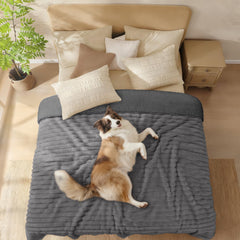 Luciphia Waterproof Dog Blanket durable short-pile surface resisting claws