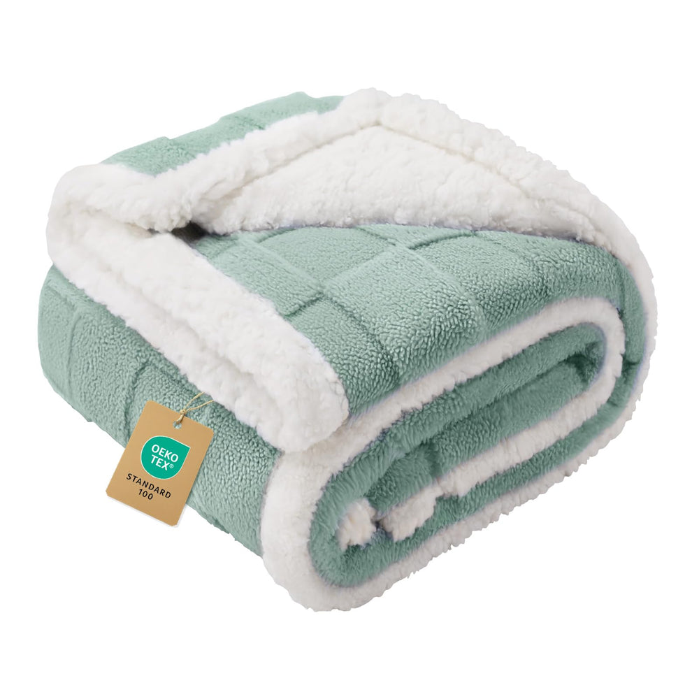 Luciphia waterproof dog blanket on couch protects upholstery and keeps small pets cozy