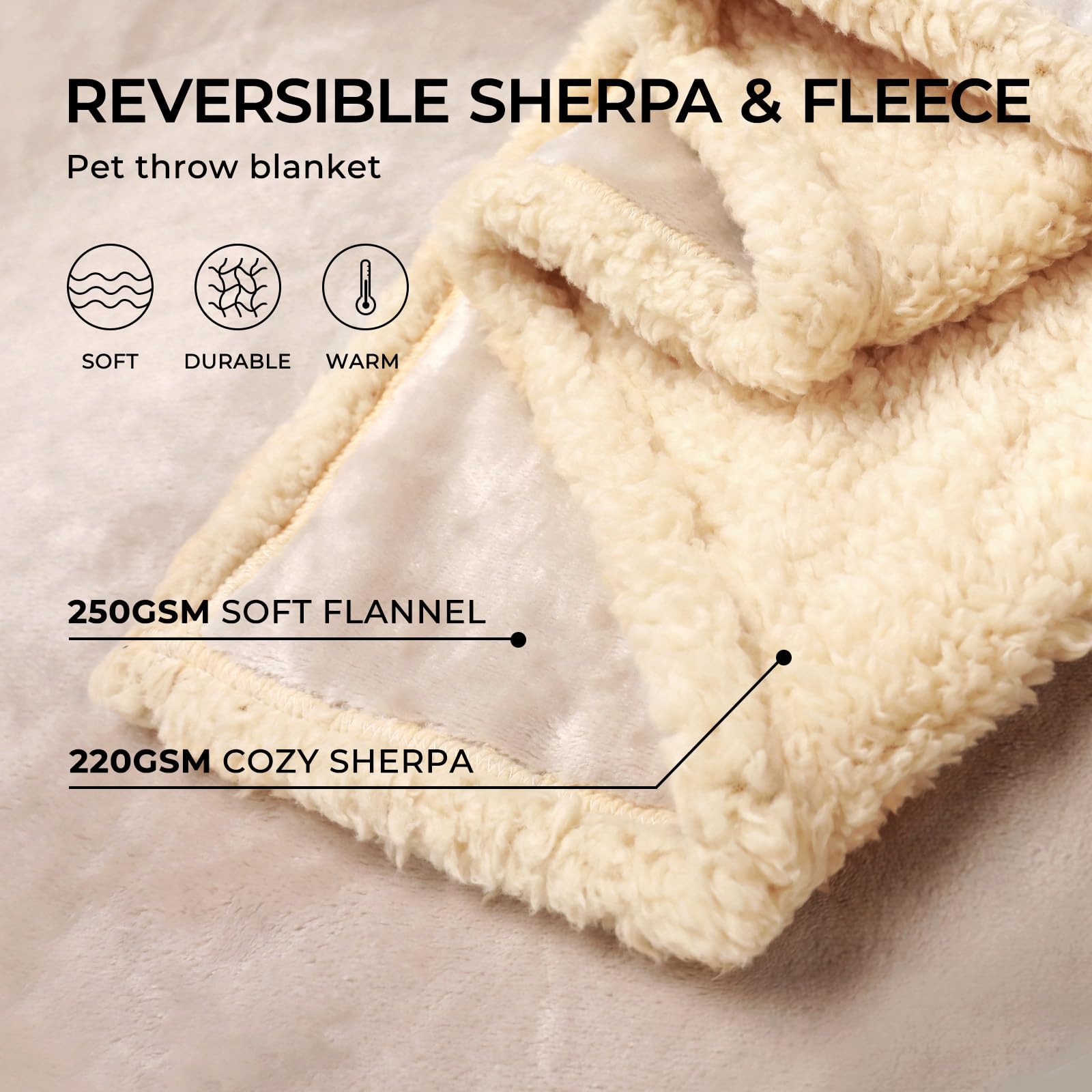 Luciphia waterproof pet blanket waterproof inner layer blocks leaks