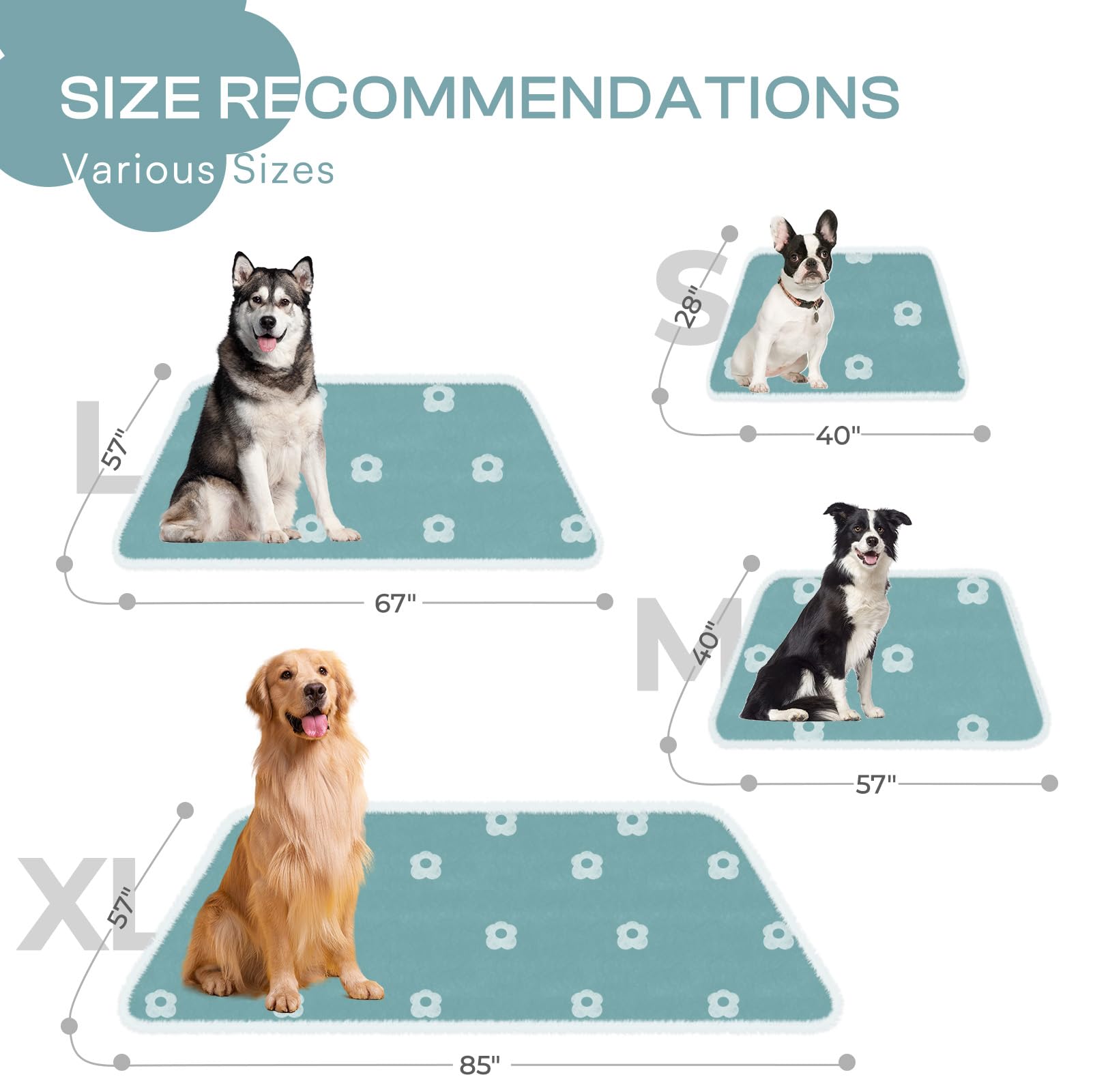Luciphia waterproof pet blanket machine washable feature highlights easy care and quick dry.