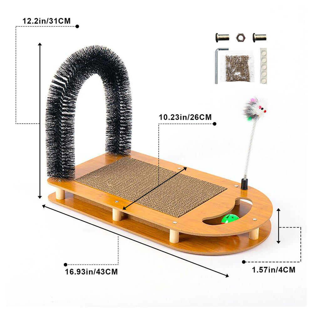 Luck Dawn catnip toy adds scent and interactive play.