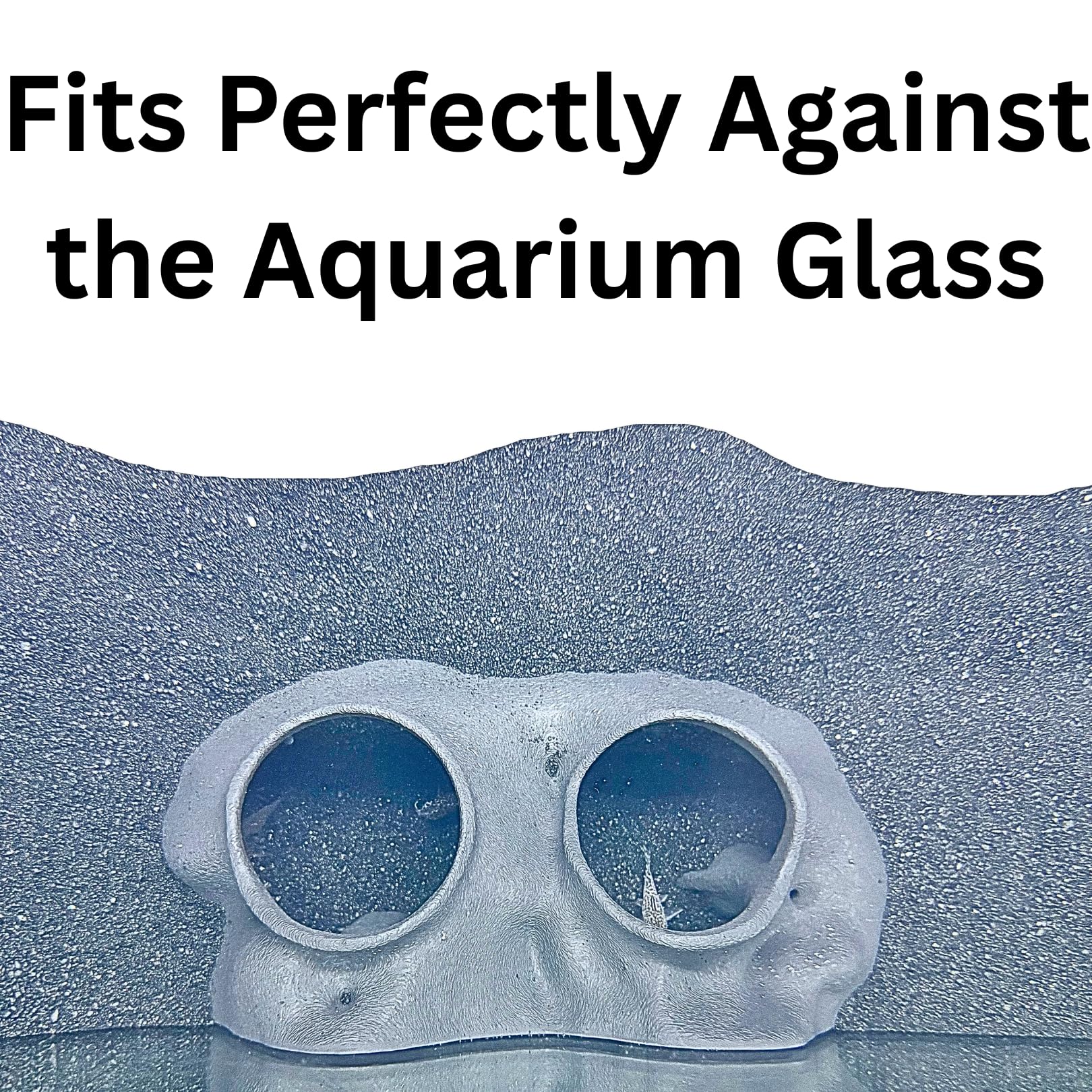 Lucky Critter Aquarium Underground Cave 8.5 inch length provides stable hiding space.