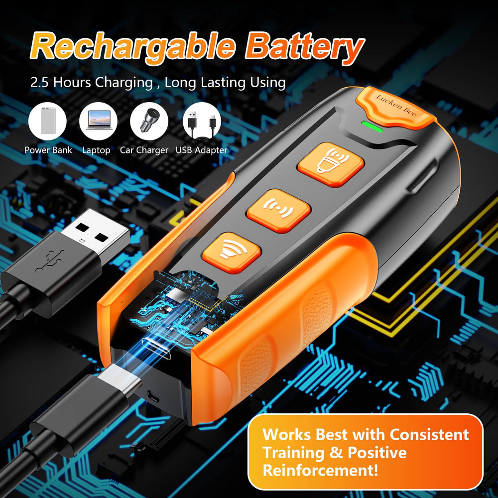 Lucken Bee portable deterrent fits in pocket for on the go training.