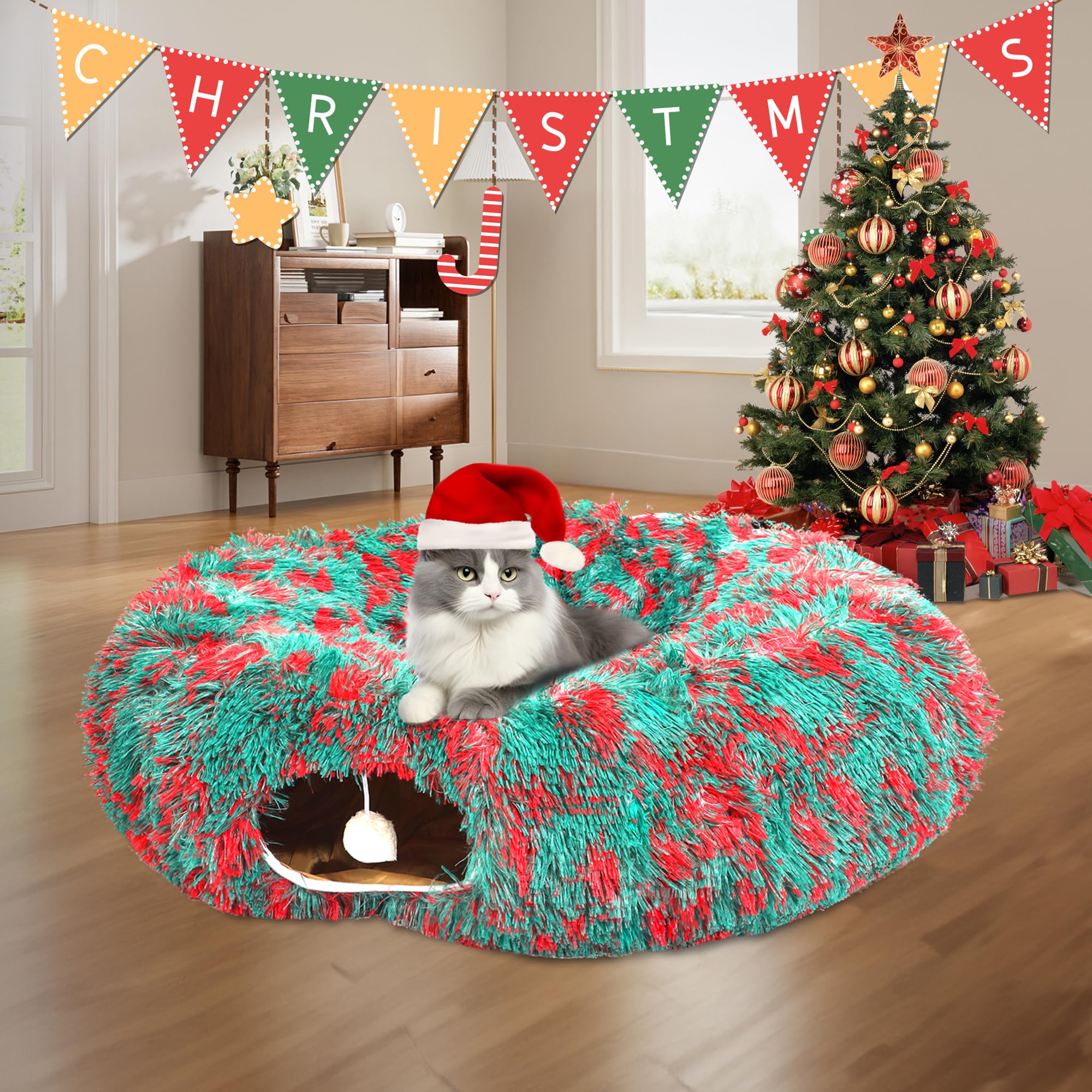 Luckitty plush lining provides soft comfort for naps