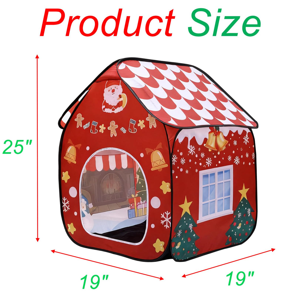 LUCKITTY Christmas cat house interior detail shows breathable mesh and easy-clean surfaces.