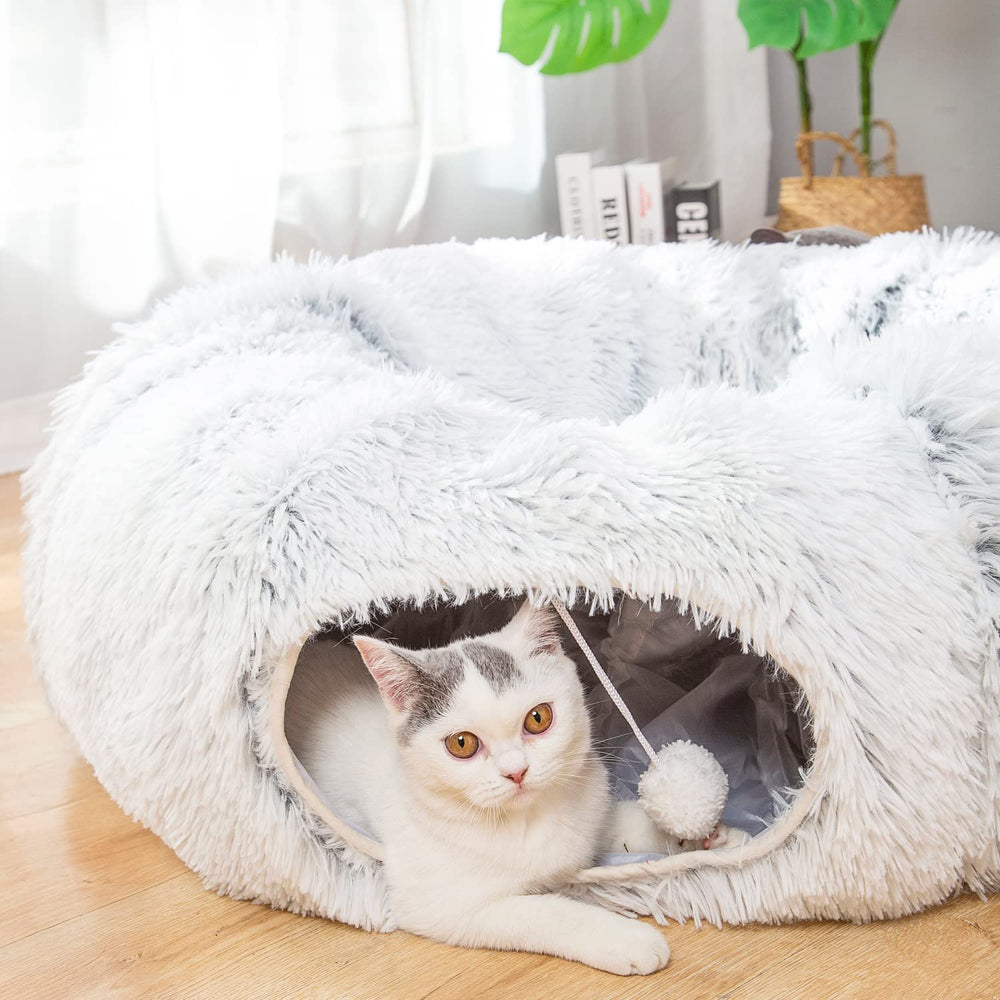 Luckitty collapsible tunnel storage shows easy fold for tidy space