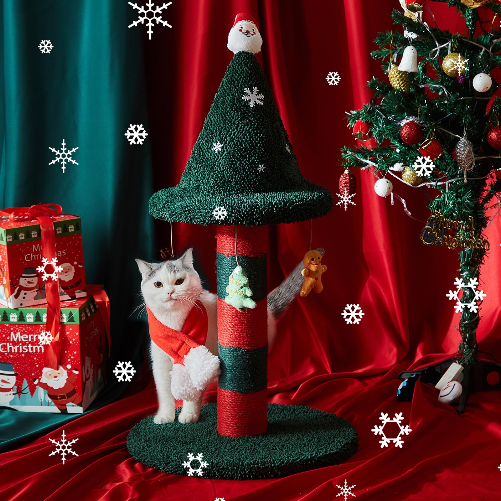 LUCKITTY dangling plush toy for interactive play and hunting fun.