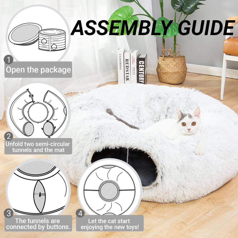 Luckitty three-way tunnel bend demonstrates round and S-shape configurations