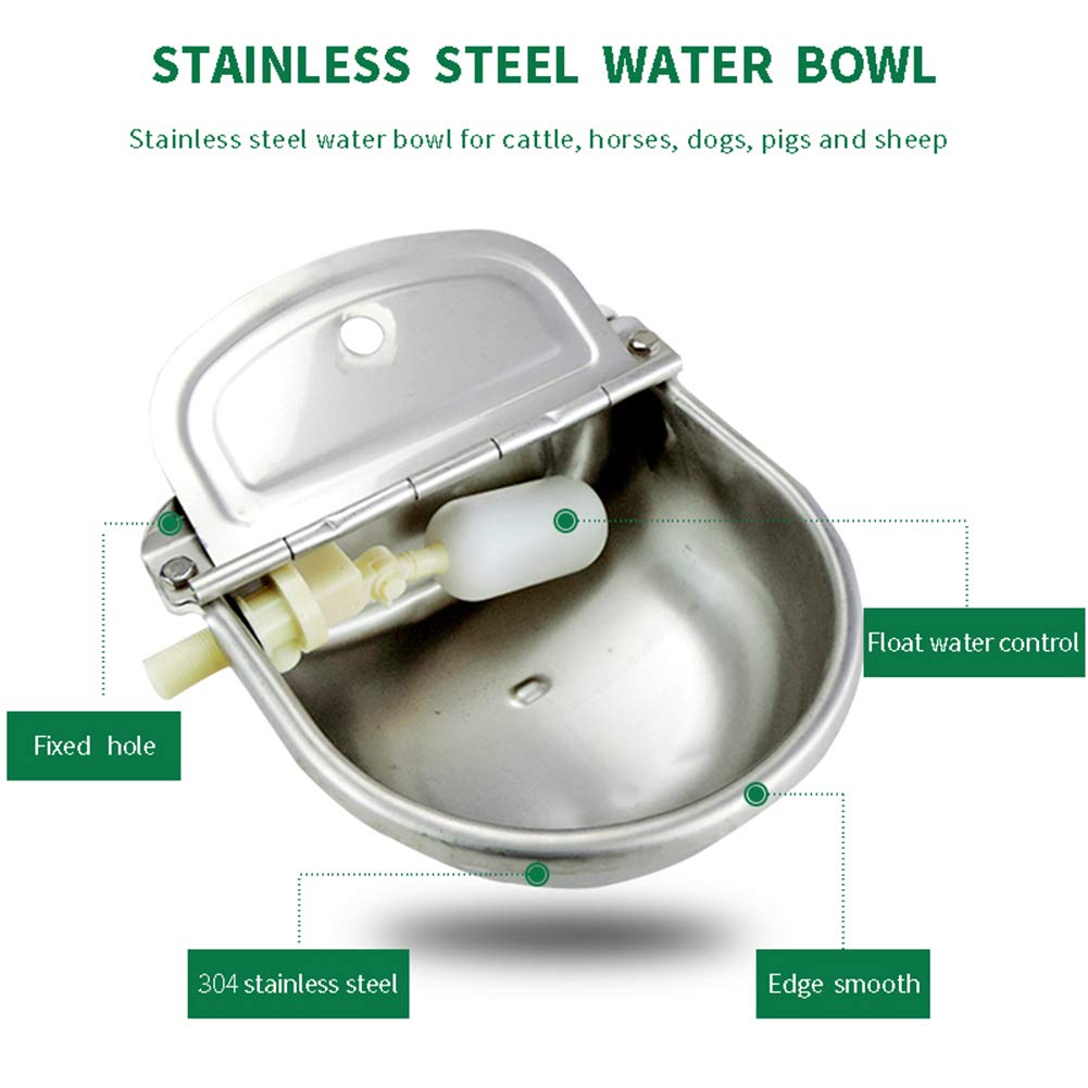 Lucky Farm float-level-waterer maintains constant water levels with automatic control.