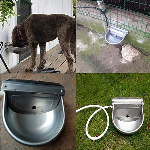 Lucky Farm heavy-gauge-stainless-construction promises long life and steady water flow.