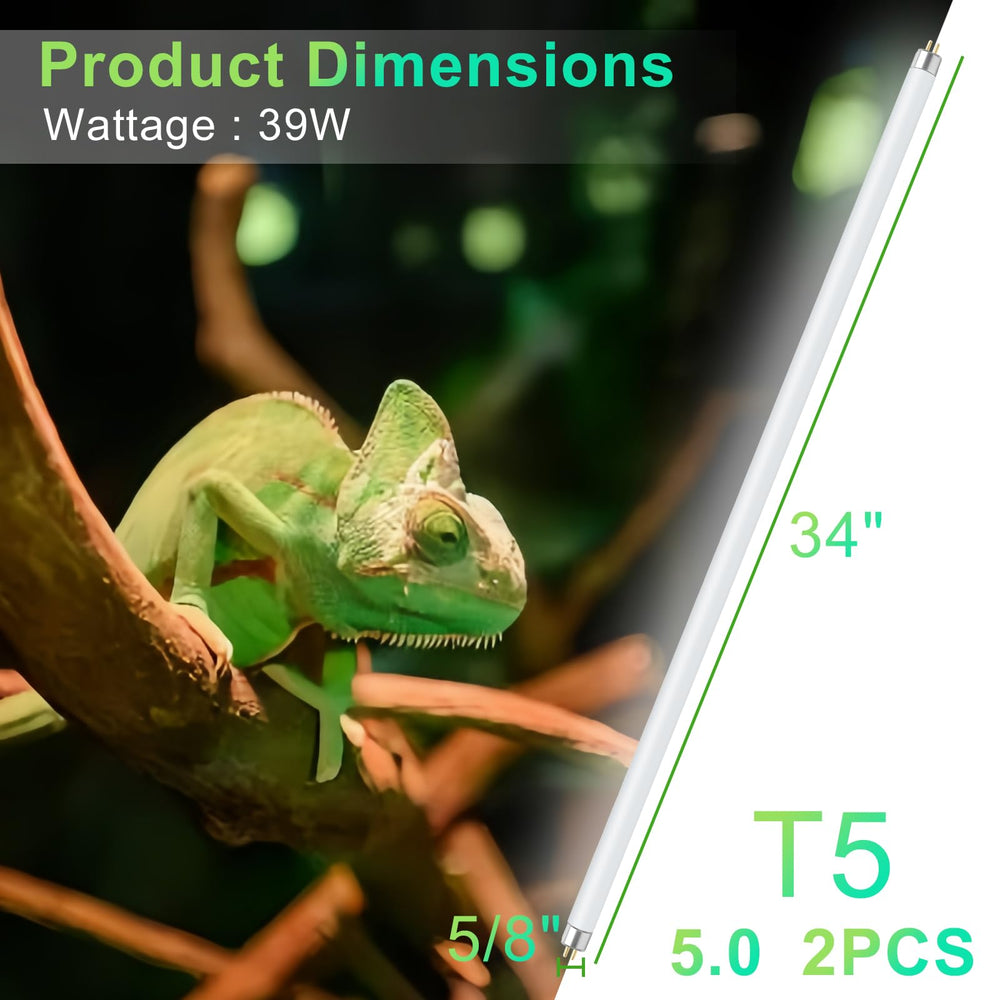LUCKY HERP UVB 5.0 simulates natural sunlight to encourage daytime activity.