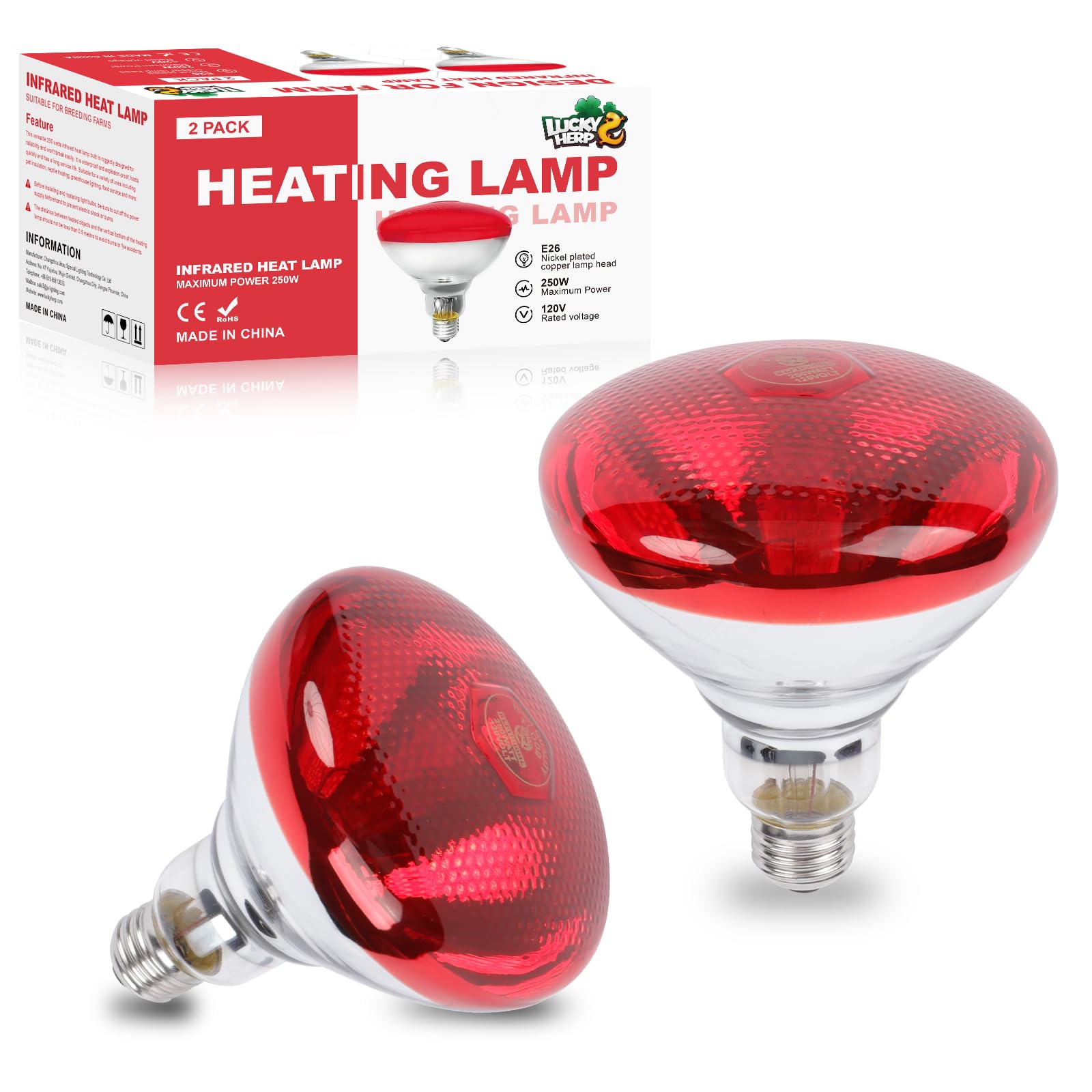 LUCKY HERP infrared heat lamp 250w in chick coop delivering warm, comfortable brooding atmosphere.