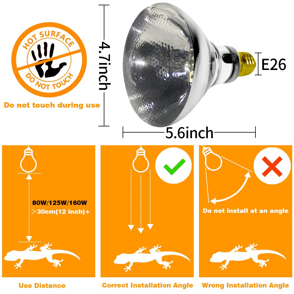 Lucky Herp self-ballasted vapor lamp uses built-in ballast for simple setup.
