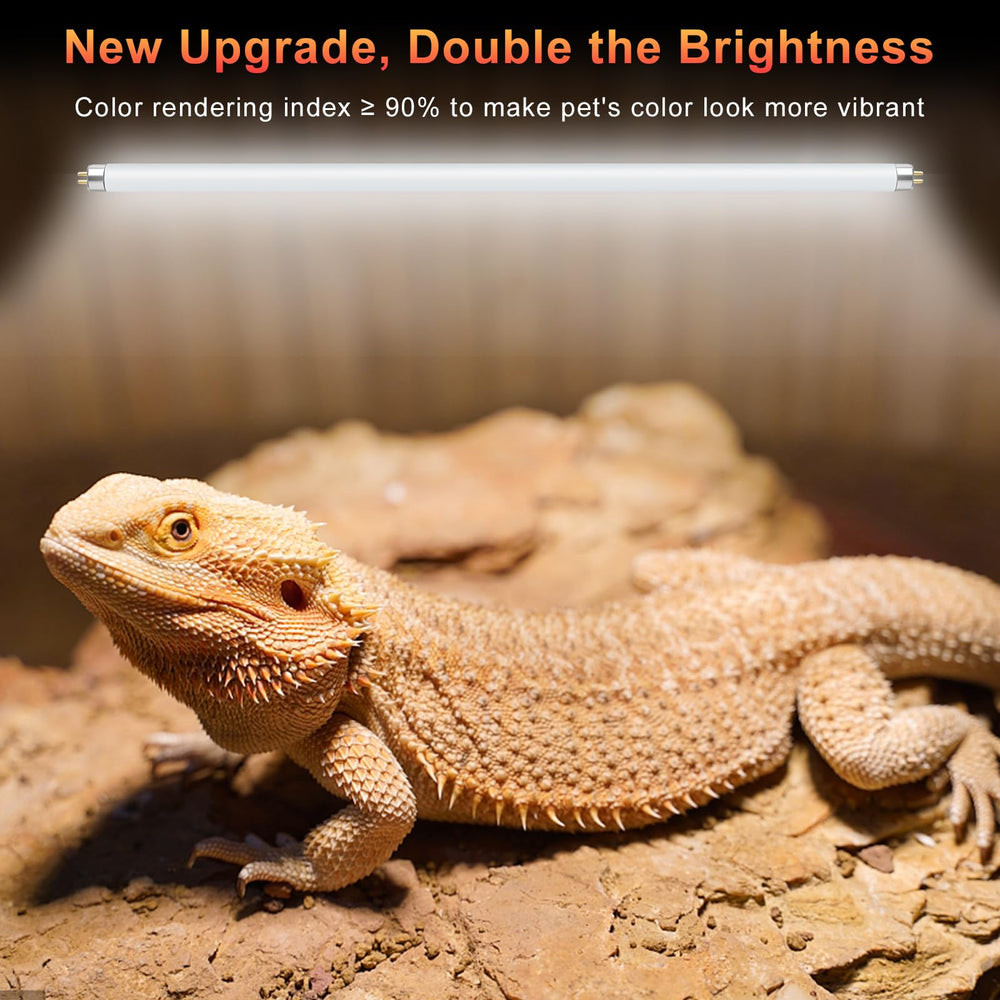 LUCKY HERP T5 UVB light natural sunlight simulation supports healthier reptile behavior