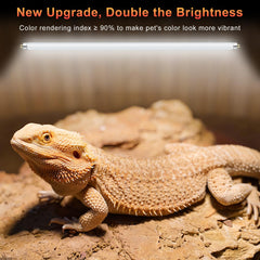 LUCKY HERP T5 UVB light natural sunlight simulation supports healthier reptile behavior