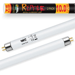LUCKY HERP T5 UVB light wide illumination provides even coverage for large terrariums