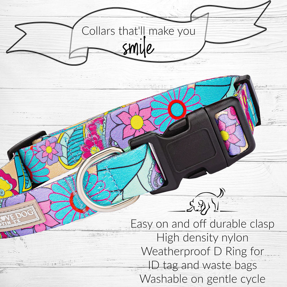 Lucky Love Dog collar neck measure guide helps you pick the right size