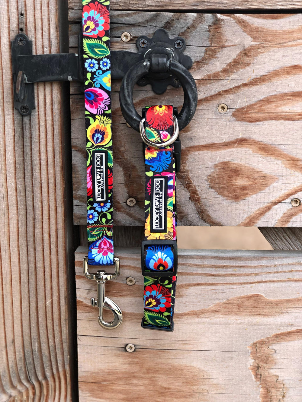 Lucky Love Dog Leash soft hand loop provides comfortable grip on long walks.