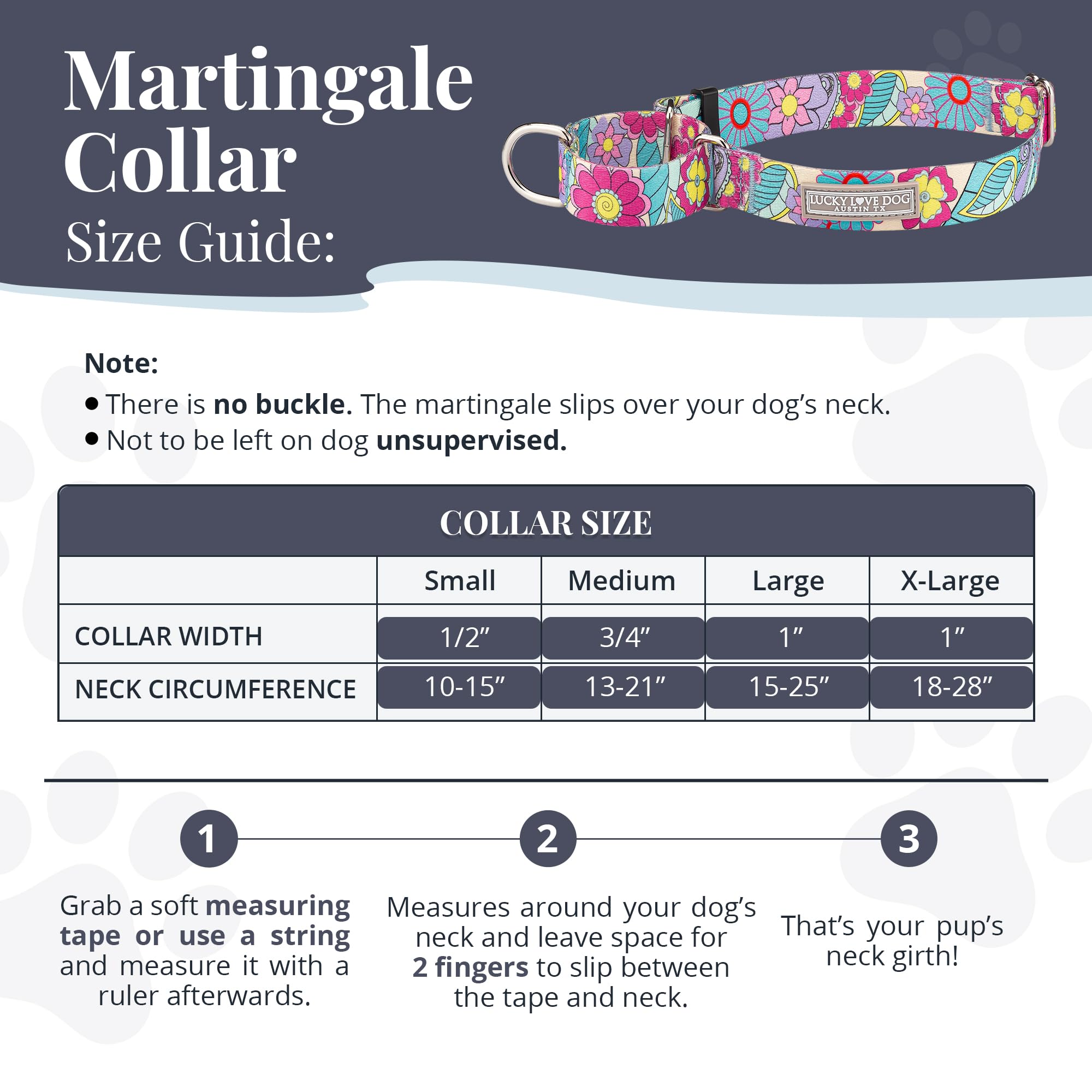 Lucky Love Dog Martingale Collar Caroline in use during a walk for control.