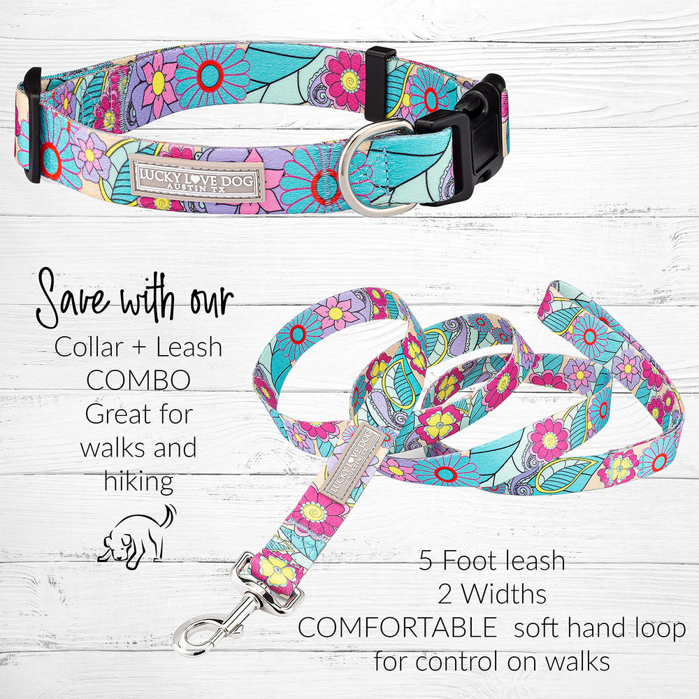 Lucky Love Dog pattern collection display shows vibrant choices for pets
