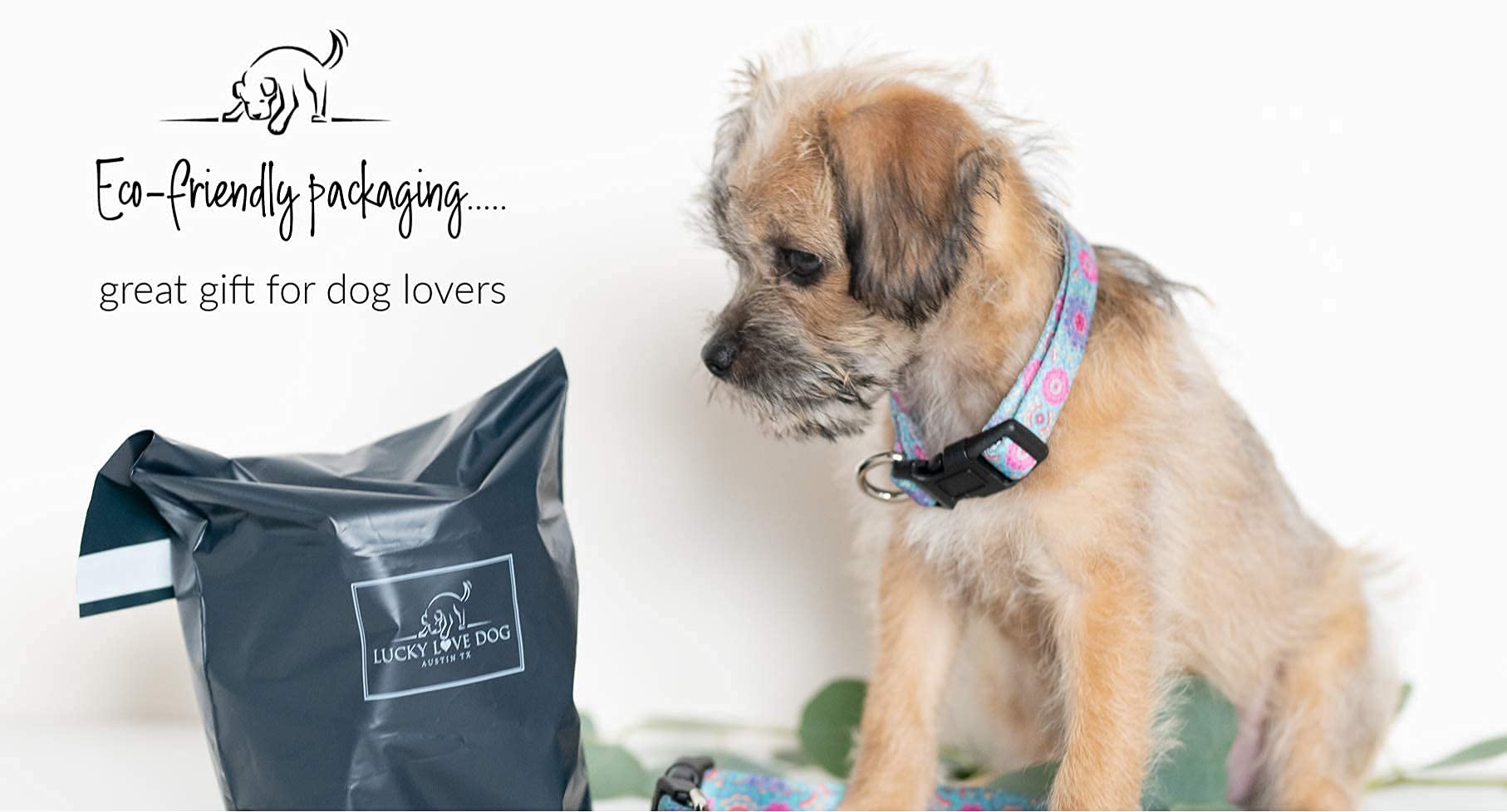 Lucky Love Dog shelter-donation impact, supporting rescue dogs with each purchase.