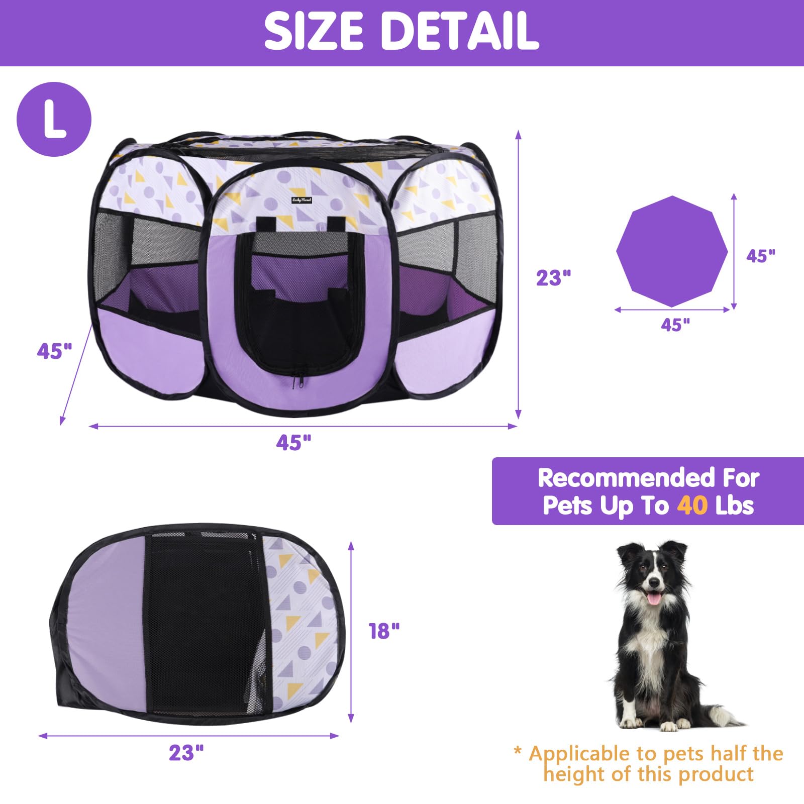 Lucky Monet high-grade-mesh-ventilation provides breathable airflow
